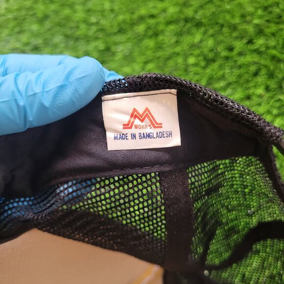 VTG 80s Farmer John Trucker Hat LA Dodgers Dodger Dog Promo Snapback - Picture 6 of 6